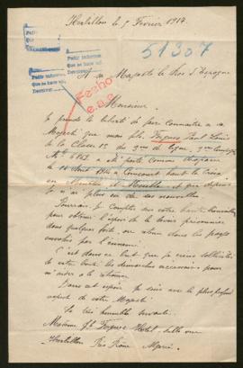 Expediente de Paul Louis Forgues