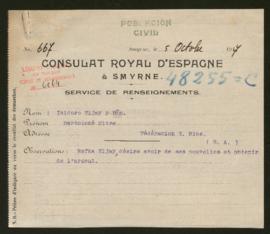 Expediente de Isidoro Eljay