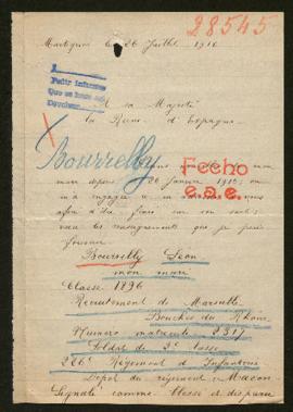 Expediente de Léon Bourrelly