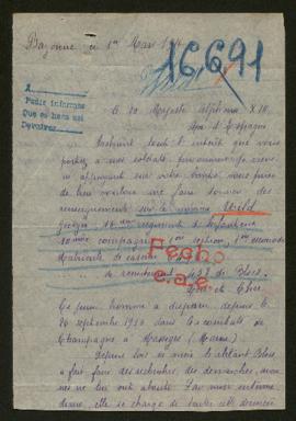 Expediente de Georges Wild