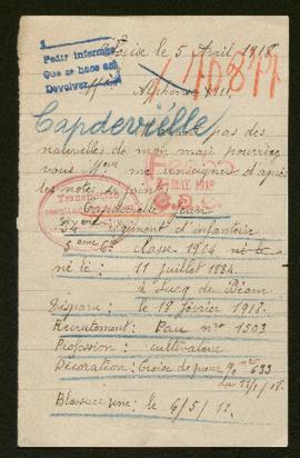 Expediente de Jean Capdeviélle