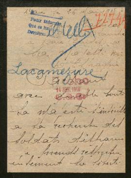 Expediente de Paul Auguste Lacamezure