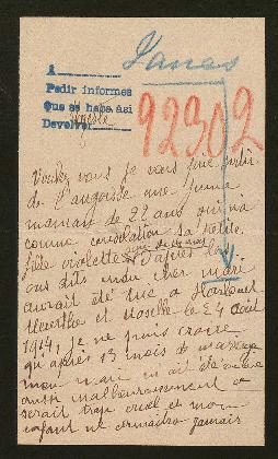 Expediente de Emile Jean James