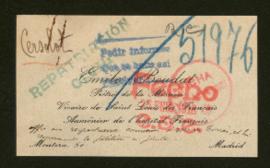 Expediente de Eugène Cersolot
