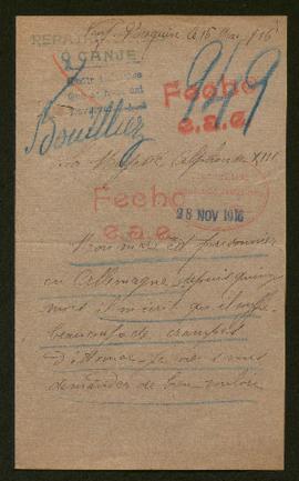 Expediente de Régnier Bouilliez