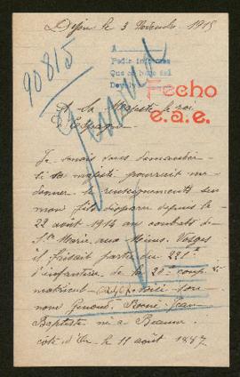 Expediente de René Jean Baptiste Genoud