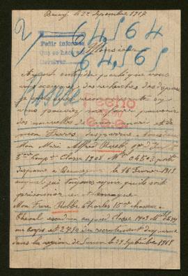 Expediente de Alfred Roselé y Charles Robbe