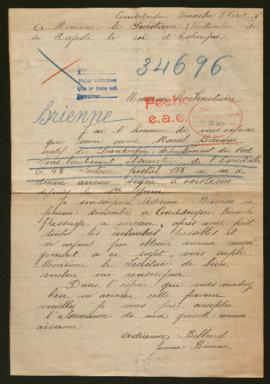 Expediente de Marcel Brienne