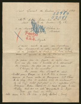 Expediente de Jean François Mallet y Jean Traveys