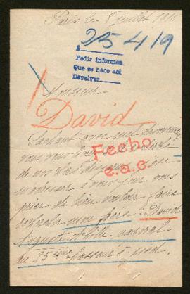 Expediente de Auguste Achille David