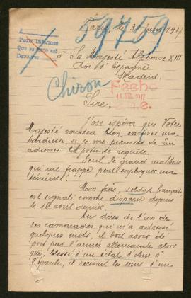 Expediente de Georges Henri Gustave Chiron