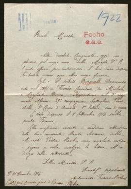 Expediente de Domenico Borgialli