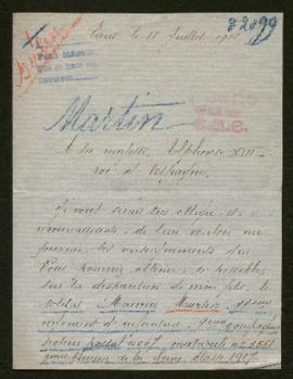 Expediente de Maurice Martin