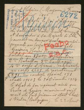 Expediente de Henri Romain Pierre Guérin