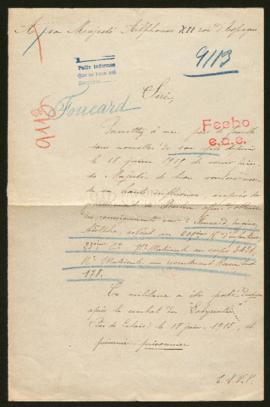 Expediente de Eugène Adolphe Foucard