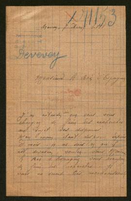 Expediente de Henri Devevey