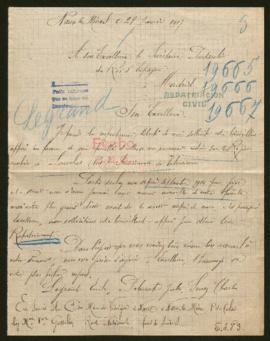 Expediente de las familias Legrand Bouchard, Senez Boucly y Delcourt Loir