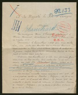 Expediente de Gaston Blanchard