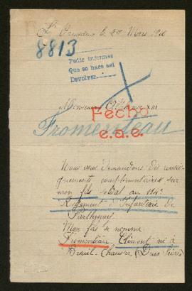 Expediente de Clément Fromenteau