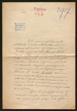 Expediente de Gaetano Tassinari