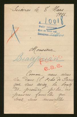 Expediente de Desiré Charles Beaujouan