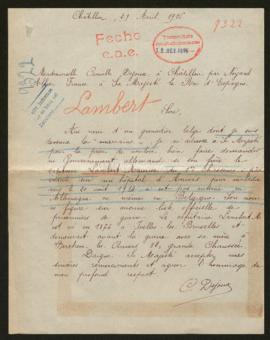 Expediente de Maurice Lambert