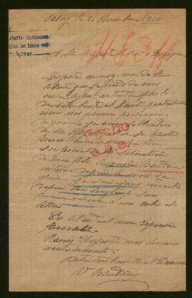 Expediente de Auguste Baudoin