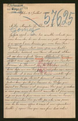 Expediente de la familia Gomez Massart