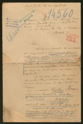 Expediente de Gustave Scrive