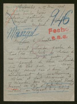Expediente de Théodore Mangel