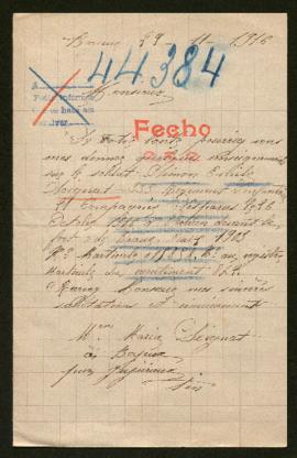 Expediente de Simon Emile Soignat