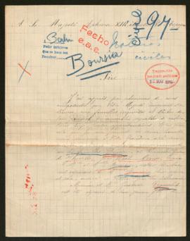 Expediente de la familia Boursier y la familia Franclet