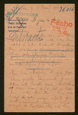 Expediente de Albertine Hélène Delnaete