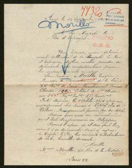 Expediente de Eugène Morillo