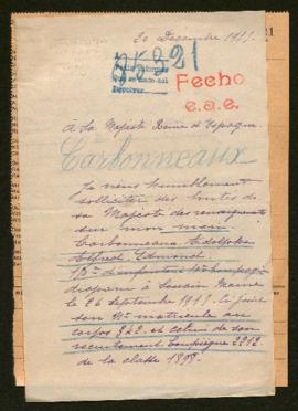 Expediente de Adolphe Alfred Edmon Carbonne