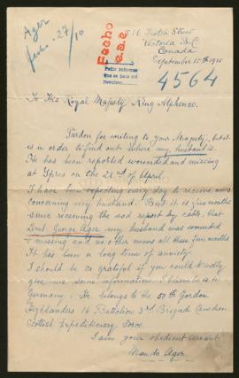 Expediente de George Ager