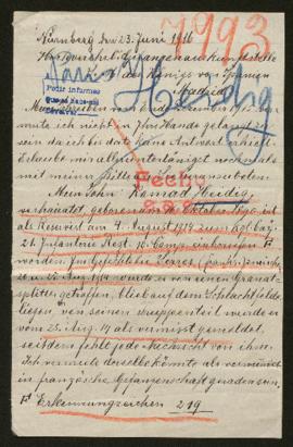 Expediente de Konrad Heidig