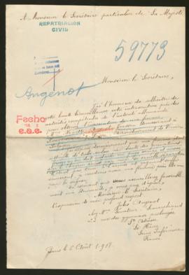 Expediente de Nanette Angenot Veassen