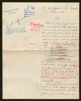 Expediente de la familia Vasseur Gouillard