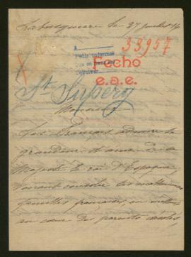 Expediente de Marcel Etienne Marius Saint Supery