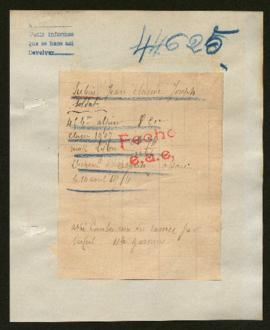 Expediente de Jean Claude Joseph Subin