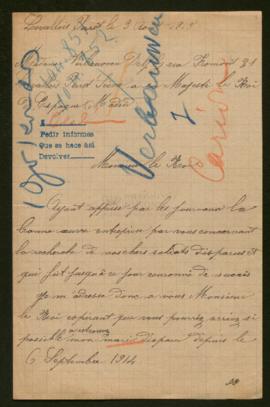 Expediente de Charles Verbauwen y Edmond Carion