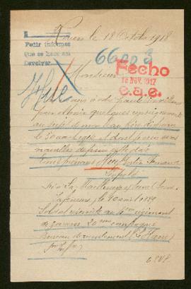 Expediente de Bertin Fernand Léopold Hue