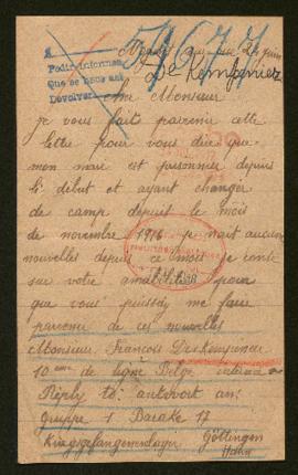 Expediente de François de Kempeneer