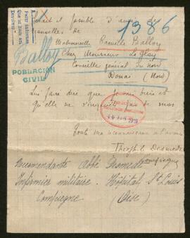 Expediente de Camille Balloy