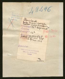 Expediente de Jules Marie Joseph Pouplard