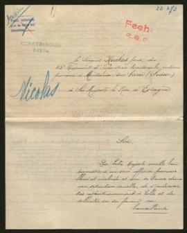 Expediente de la familia Nicolas-Leclerc