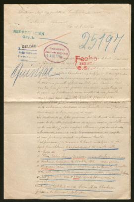 Expediente de la familia Quinsac Vlies