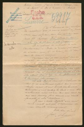 Expediente de René Lasserre