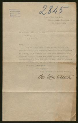 Expediente de William Hawthorne Tennant